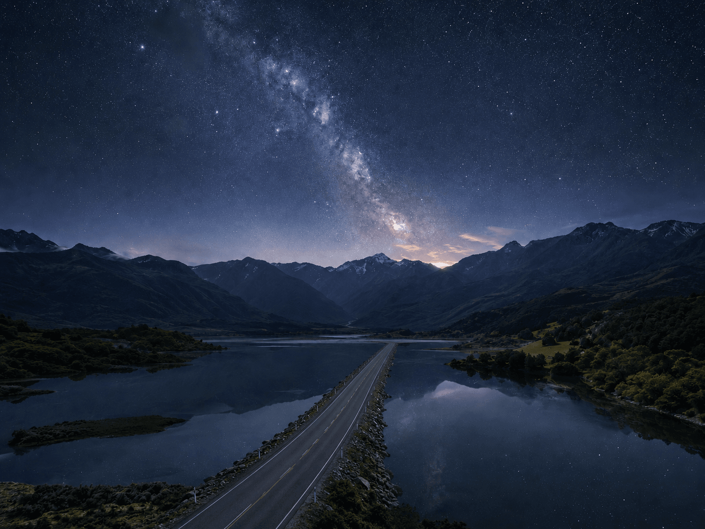 Milky Way over the ranges