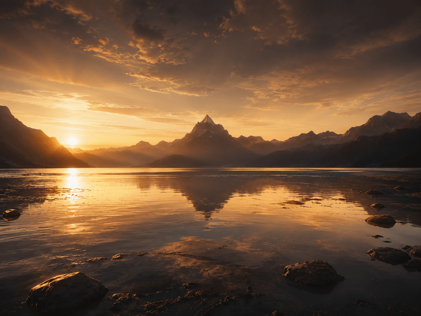 Golden hour, South Island